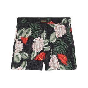 NWT Gucci Women's Hawaiian Dream Jacquard Print 100% Silk Shorts 36 (XS) 619508
